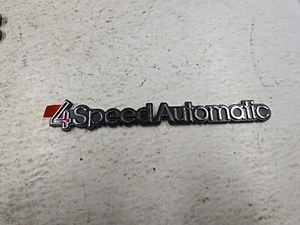 GM Chevy Oldsmobile Buick 4 Speed Automatic Emblem - Bild 1 von 6