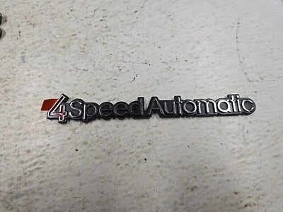 Emblema automático GM Chevy Oldsmobile Buick 4 velocidades Foto 1 de 4