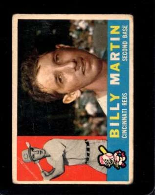 1960 Topps #173 Billy Martin FAIR Reds *X117924 - Image 1 of 2