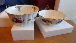 Choice Royal Albert Country Roses Bone China Bowls/Tea Set/Candle-Glasses/Lamp - Picture 1 of 44