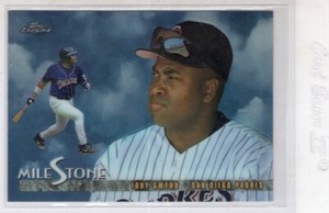 1998 Topps Chrome Milestones #MS6 Tony Gwynn Padres