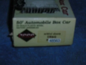 LIFE-LIKE HO SCALE 50' AUTOMOBILE BOX CAR CB&Q w/END DOORS #48563 - Bild 1 von 3