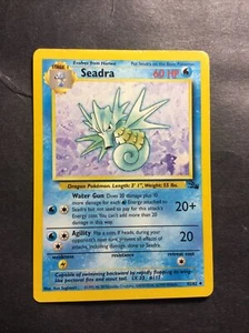 1999 Wizards Pokémon Fossil Set 42 /62 Seadra - Picture 1 of 2