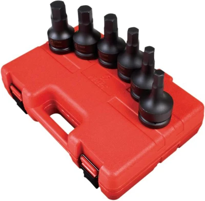 Sunex 5607 1-Inch Drive Metric Hex Driver Set, 6 Piece - Image 1 of 2