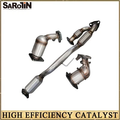 3x Catalytic Converter For 2009 2010 2011 2012 2013 2014 Nissan Murano 3.5L Foto 1 de 4