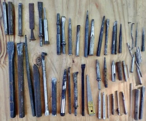 Vintage Garage Werkzeuge Meißel Locher & mehr Posten 0179 - Bild 1 von 10