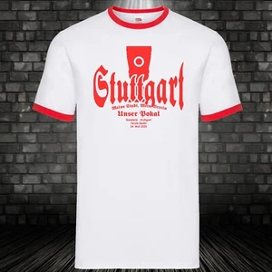 Stuttgart Trikot Shirt Fußball Berlin Finale Pokal Männer T-Shirt S-3XL - Bild 1 von 4