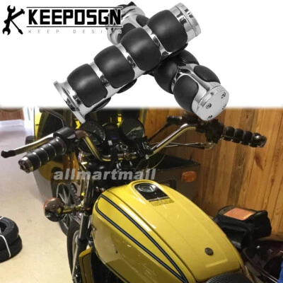 1''Inch 25mm Motorcycle Handlebar Grips for Honda Goldwing GL1000 1100 1200 1800 - Image 1 of 4