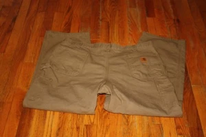PANTALONE CARHARTT FR UOMO MARRONE CARPENTIERE TELA NUOVO SENZA ETICHETTE TAGLIA 54X32 ATPV 13,7 - Foto 1 di 4