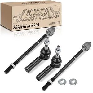 4Pcs Front Inner & Outer Tie Rod End for Chrysler 300 2011-2014 Dodge Challenger - Picture 1 of 10