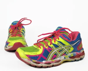 ASICS Gel Kayano 21 Womens Size 8 Multicolor Confetti Running Shoes T4H7N - Picture 1 of 24