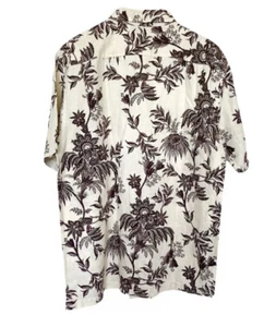 Daniel Cremieux Men's Button-up Short Sleeve Printed Shirt Sz XL Italian Fabric - Picture 1 of 8