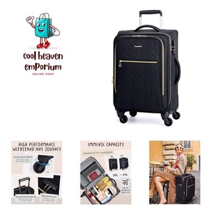Carry On Luggage 20 Inch,Softside Expandable Suitcase with Spinner Wheels, Lu... - Picture 1 of 7