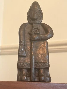 St. Patrick Statue Wandrelief Wild Goose Studio Irland Kaltguss von Hand 6,25 Zoll - Bild 1 von 12