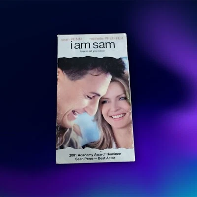 I Am Sam VHS Sean Penn Michelle Pfeiffer Former Hollywood Rental - Image 1 of 4