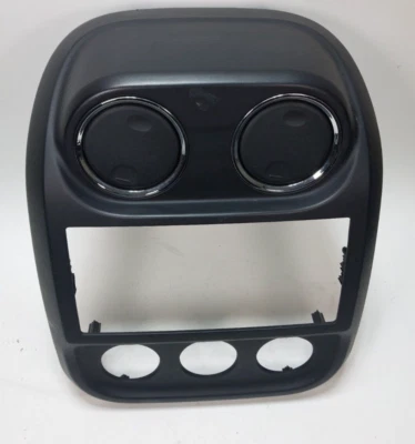Jeep Patriot Compass 2011-2017 tablero central ventilaciones radio bisel moldura negro Foto 1 de 4