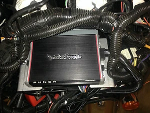 Harley amp mount fits aftermarket radios and Rockford Fosgate PBR400X4D Amp - Picture 1 of 7