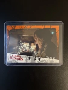 2019 Topps Stranger Things Yes Or No /99 - Foto 1 di 2