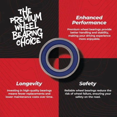 All Balls Rear Wheel Bearing Seal Kit For Kawasaki ZX900 Ninja ZX9R 94-03 Foto 1 de 2