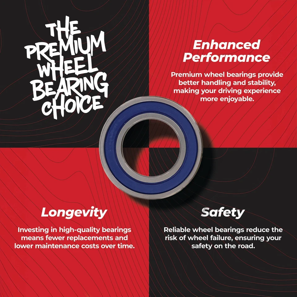 All Balls Rear Wheel Bearing Seal Kit For Kawasaki ZX900 Ninja ZX9R 94-03 Foto 1 de 2