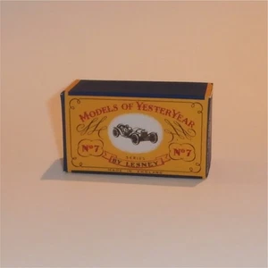 Matchbox Lesney Yesteryear 7 b 1913 Mercer Raceabout C Style Repro Box - Picture 1 of 5