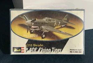 Vintage Revell P-40E Flying Tiger 1/72 Scale Model Kit H-46 Aircraft Sealed Box - Picture 1 of 5