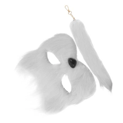  Maschera Carnevale Halloween Di Volpe Cosplay Accessori Per Costumi - Immagine 1 di 4