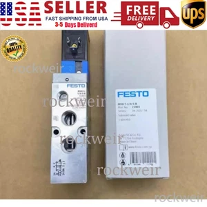 US FREE TAX Nuevo Electroválvula Festo MVH-5-1/4-S-B 15903 - Imagen 1 de 3