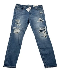 NWT American Eagle Jegging Next Level Stretch Low Rise 16 Short 33W Light Blue - Picture 1 of 12