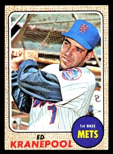 1968 Topps #92 Ed Kranepool New York Mets - Bild 1 von 2
