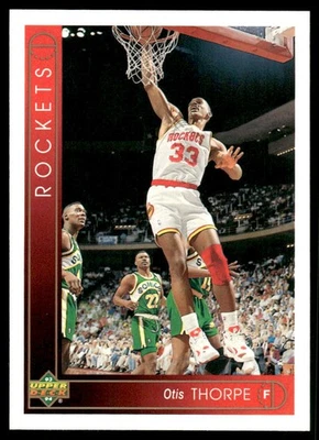 Otis Thorpe 1993-94 Upper Deck Spanish Basketball #58 - Houston Rockets - Image 1 of 2