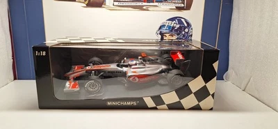 MINICHAMPS / F1 - 2010 McLAREN SHOWCAR - JENSON BUTTON - 1/18 SCALE MODEL CAR - Image 1 of 4