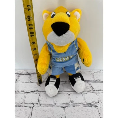 Denver Nuggets Rocky Mascote Pelúcia 12" NBA Leão de Basquete Brinquedo de Bicho de Pelúcia - Imagem 1 de 3
