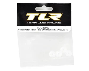 TLR233009 Team Losi Racing 12mm CNC Machined Shock Piston (4) (1.6x2) box5 - Picture 1 of 1