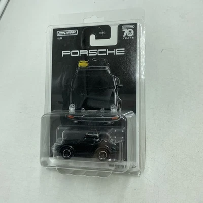 Nuevo Matchbox 70 Años 1985 Porsche 911 Rally Negro 02/08 con Protector Foto 1 de 2