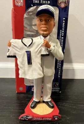 Bobblehead Terrell Suggs Baltimore Ravens 2003 NFL Draft Day/504 Foto 1 de 4