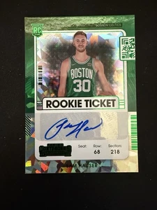 2021-22 contenders optic basketball rookie ticket sam hauser cracked ice auto - Picture 1 of 2