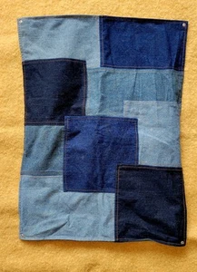 Rare Vintage Tommy Hilfiger Denim Patchwork Standard Pillowcase - Picture 1 of 8