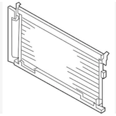 Condensador de aire acondicionado Subaru Forester 2014-2016 Foto 1 de 4