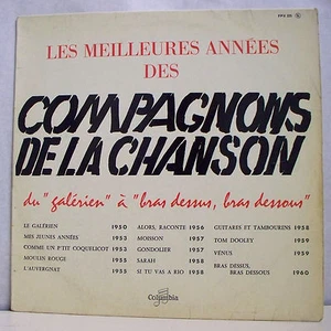 33 tours COMPAGNONS DE LA CHANSON LP 12" LES MEILLEURES ANNEES - COLUMBIA FPX225 - Picture 1 of 1