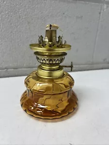 VINTAGE RETRO KEROSENE LAMP HOLMEGAARD HOLME GAARD DENMARK COPENHAGEN ROYAL - Picture 1 of 8