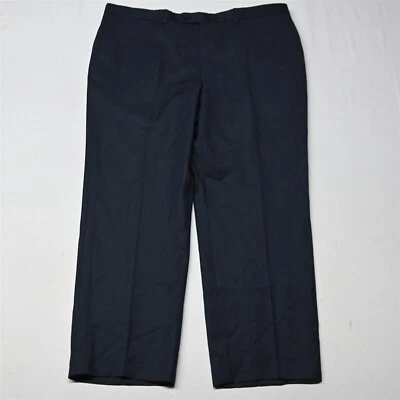 Pantalones de vestir Jack Victor Riviera 40x30 azul marino Armando 100 % lana para hombre Foto 1 de 4