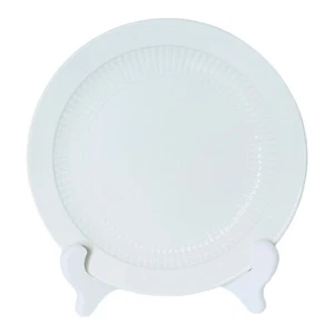 Adams China EMPRESS White Ribbed Ironstone Wedgwood Group Micratex Salad Plate - Picture 1 of 6