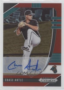 2020 Panini Prizm Draft Picks Red Prizm Auto /50 Chase Antle #PDP163 Auto