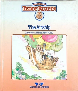 Vintage 1985 Teddy Ruxpin Hardback THE AIRSHIP  Worlds of Wonder BOOK ONLY 117b - Picture 1 of 5