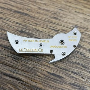 Jaeger LeCoultre Laufstegteil für unbekanntes Uhrwerk, ca. 36,2 mm (H52) - Bild 1 von 7