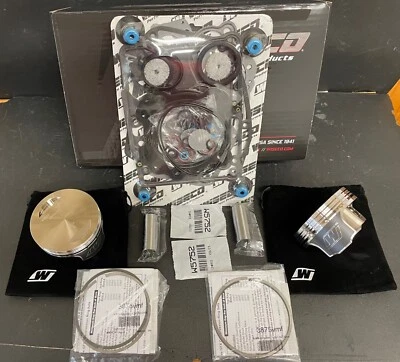 KIT PISTÓN WISECO BIG BORE 1546cc VT2719 HARLEY DAVIDSON DOBLE CÁMARA 88 JUNTAS SUPERIORES Foto 1 de 2