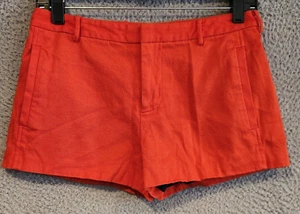 JUICY COUTURE Womens Shorts Size 2 Orange Lined Summer With Pockets - Picture 1 of 17