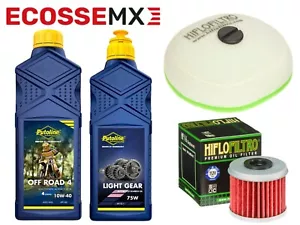Honda CRF250R Service Kit 2004-2009 Motocross Gear Oil Air Filter Oil Filter Oil - Picture 1 of 9