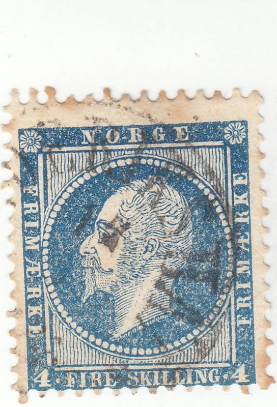 Noruega - Scott #4 - 4s Azul - Usado Foto 1 de 1